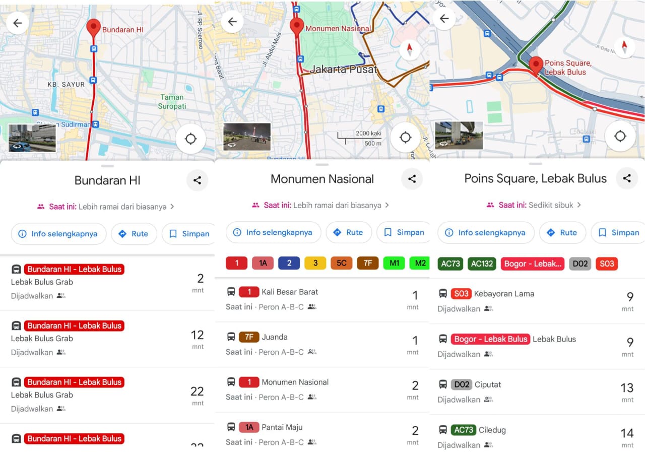 Cara Pantau Posisi Bus TransJakarta